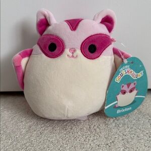 Squishmallows Pink and White Plush Toy